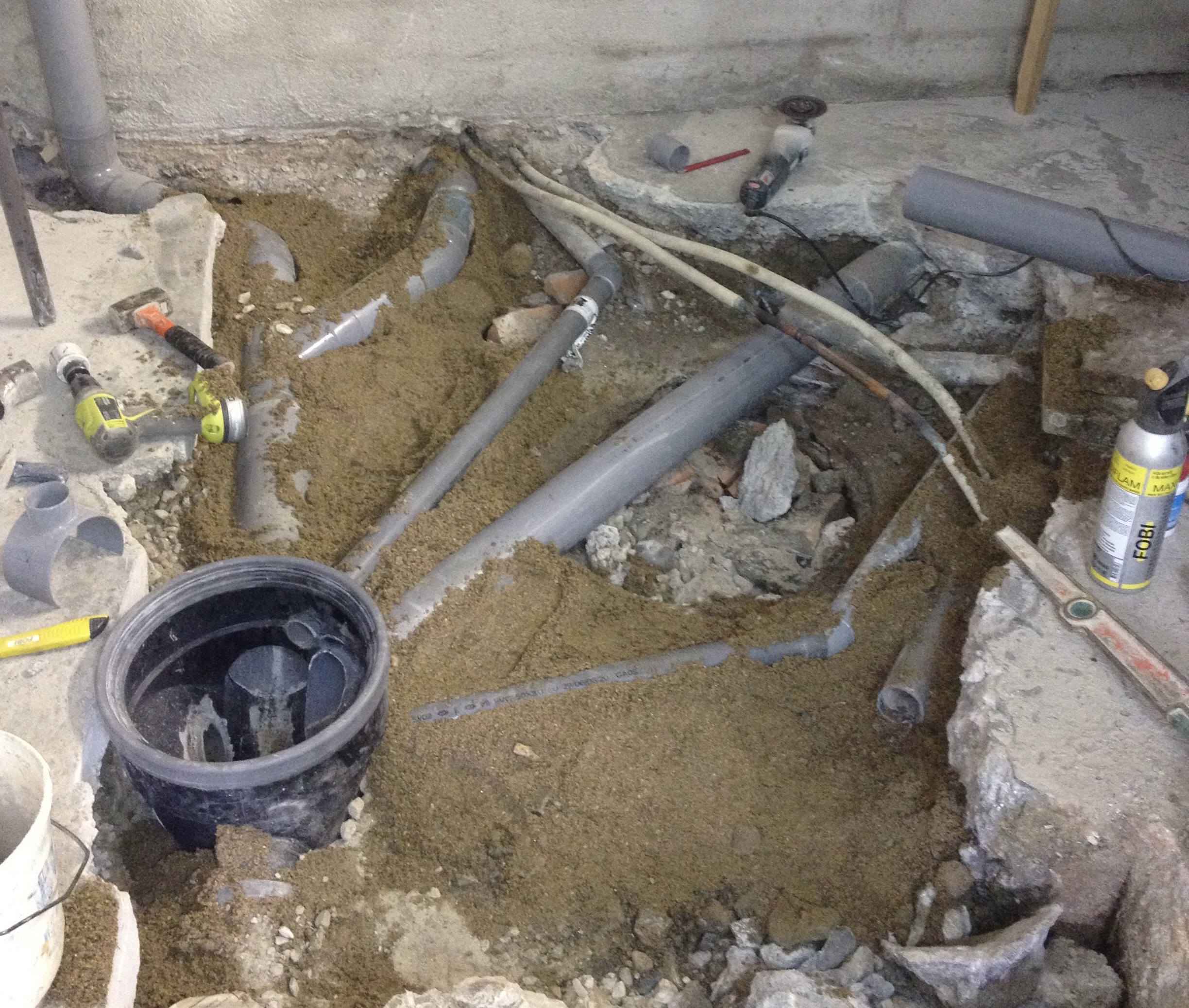 Travaux de réhabilitation